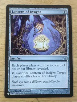 Lantern of Insight The List NM MTG - Image 1