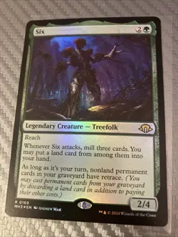 MTG 1x FOIL Six MINT Magic MH3 Modern Horizons 3 EDH Commander Treefolk - Image 1