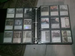 YARDSALE FIND MAGIC THE GATHERING COLLECTION FOLDER look mtg rares and foils - Image 4
