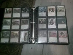 YARDSALE FIND MAGIC THE GATHERING COLLECTION FOLDER look mtg rares and foils - Image 5