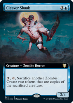 Cleaver Skaab - Extended Art NM, English MTG Innistrad: Midnight Hunt - Image 1