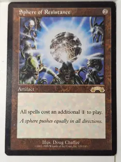 Sphere of Resistance - Exodus - Magic the Gathering MTG Nice! - Image 1