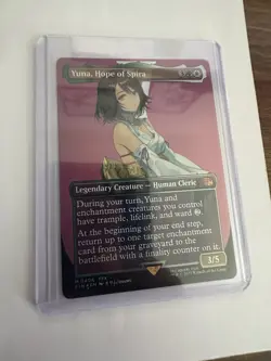 BRAND NEW Yuna, Hope of Spira (Borderless) Regular Foil | Final Fantasy - Image 3