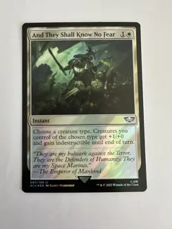 And They Shall Know No Fear (Surge Foil) Universes Beyond: Warhammer 40000 Foil - Image 1