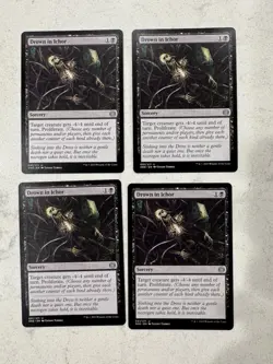 Magic the Gathering MTG Drown In Ichor Play Set Of 4 - Image 1