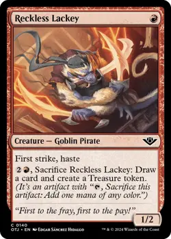 MTG (x4) Reckless Lackey (x4) Playset (OTJ C#140) NM/LP - Image 1