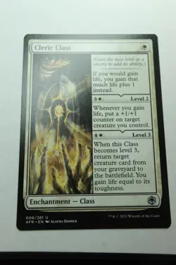 MTG Cleric Class x1- -Adventures in the Forgotten Realms-Lightly Played - Image 1