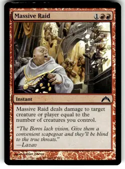 FOIL MTG Massive Raid Gatecrash Regular - Image 1
