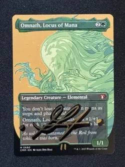 MTG - Omnath, Locus of Mana - Artist Proof Borderless Commander Masters CMM 0680 - Image 1
