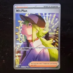 Pokemon TCG ‘N's Plan 170/086’ SIR - Black Bolt - English - Image 1