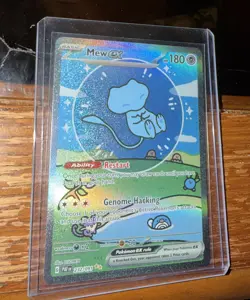 Pokemon TCG Scarlet & Violet Paldean Fates "Bubble" Mew ex SIR 232/091-EnglishNM - Image 1