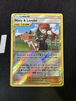 2019 Pokemon Misty & Lorelei 199/236 Sm-Cosmic Eclipse Reverse Holo - Image 1