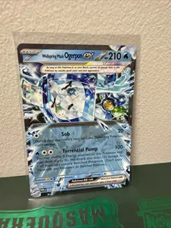 Pokemon Wellspring Mask Ogerpon ex 064/167 Twilight Masquerade Stamped Promo NM - Image 1