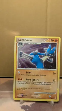 Pokemon TCG Lucario Diamond & Pearl Tainer Kit 1 Gold 3/11 Cosmos Holo Promo LP - Image 1