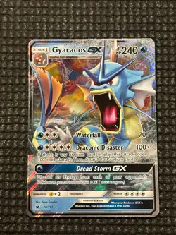 2017 Pokemon TCG Gyarados GX 18/111 Sm-Crimson Invasion Holo NM Pack Fresh - Image 1