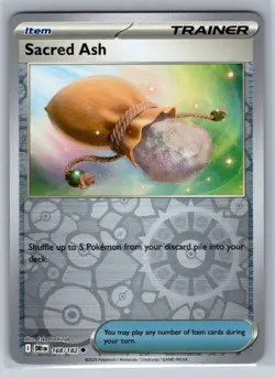 Sacred Ash 168/182 Reverse Holo NM Destined Rivals Pokemon TCG - Image 1