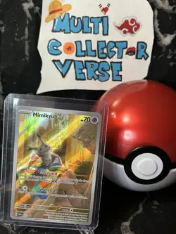Pokemon TCG Cards Mimikyu SVP075 Illustration Rare Black Star Promo Holo NM-M - Image 2