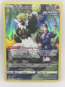 Pokemon SWSH12: Silver Tempest Trainer Gallery #TG08/TG30 Passimian NM - Image 1