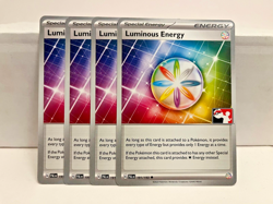 4x Luminous Energy Prize Pack Series 4 Non-Holo Play Pokemon Stamp Promo 191/193 - Image 1
