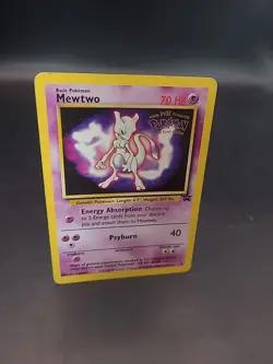 Pokemon TCG Mewtwo 3 Black Star Promo Card WOTC 1999 - Image 2