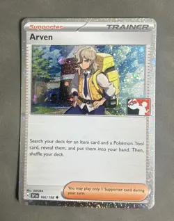 SWIRL Arven 166/198 Holo Pokemon Prize Pack NM Scarlet & Violet - Image 1