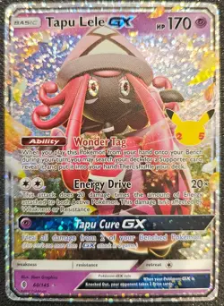 Pokemon TCG - Tapu Lele GX - Classic Collection: Celebrations - 60/145 - NM - Image 1