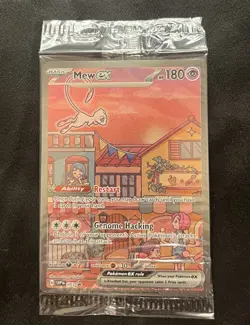 Mew ex SVP 053 Pokemon TCG Scarlet Violet 151 Black Star Promo Full Art SEALED - Image 1