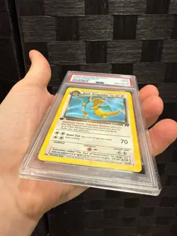 PSA 9 Pokemon Dark Dragonite TCG 1st Edition Non-Holo Card 22/82 - Image 3