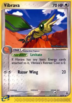 Pokemon - Vibrava - 46/97 - Uncommon - EX Dragon - NM - Image 1