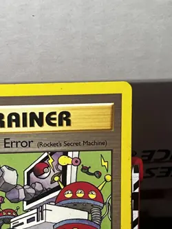 Vintage 1999 Pokemon Wizards Black Star Promo Trainer Computer Error #16 - Image 4