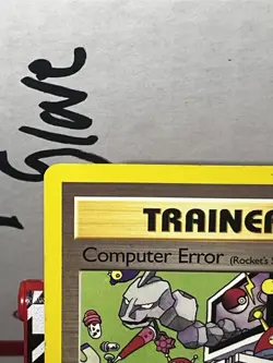 Vintage 1999 Pokemon Wizards Black Star Promo Trainer Computer Error #16 - Image 5