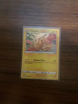 Pokemon Holiday Calendar Pikachu SWSH153 Black Star Holo Promo - Image 3