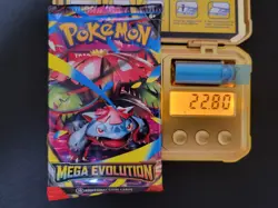 22.80g (Heaviest in Lot) MEGA EVOLUTION Pokemon Booster Pack English Sealed #108 - Image 1
