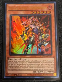 x1 Metalflame Swordsman - SUDA-EN014 - Ultra Rare - 1st Edition Yu-Gi-Oh! M/NM - Image 1