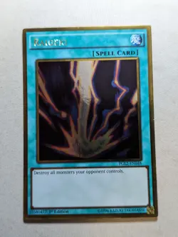 Yugioh 1st Ed - Raigeki PGL2-EN048 Gold Rare - VLP - Image 1