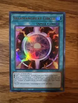 3x Salamangreat Circle 1st Edition Ultra Rare BLCR-EN087 Yu-Gi-Oh! - Image 1