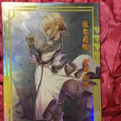 Violet Evergarden Fantasy Waifu Set ACG Girl Holo Goddess Anime Card - Image 2