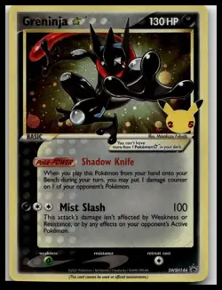 Greninja Star SWSH: Sword & Shield Promo Cards #SWSH144 Near Mint or Better - Image 1