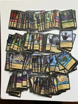 Disney Lorcana Card Lot | 200 Super Rares and Legendary Cards From Sets 1-9 - Image 1