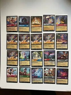 Disney Lorcana Card Lot | 200 Super Rares and Legendary Cards From Sets 1-9 - Image 4