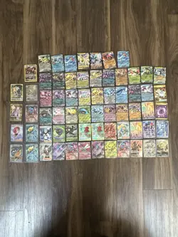 Pokemon Card Lot Of 66 (includes Sirs, IRs, Full Arts, And Exs) - Image 1