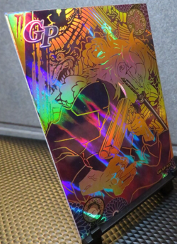 Genya Shinazugawa Gold Holo Foil GP Rare Card Demon Slayer Anime Manga CCG NM - Image 3