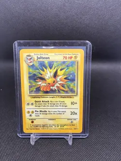 Pokemon Jolteon Jungle Holo Card 4/64 1999 Base Set TCG Rare, Vintage - Image 1