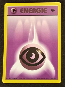 NM - Psychic Energy - 101/102 - 1st Edition - Base Set - German - Pokemon Card - Image 1
