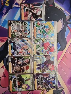 Lot of 9 Full Art Trainer Pokemon Cards NM - Image 1