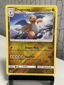 Dragonite 96/149 Sun & Moon 2017 Reverse Holo Rare Pokemon TCG Card - Image 1