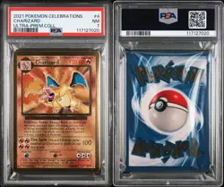 Charizard Celebrations Metal Card 004/102 Holo Graded PSA 7 - Image 1
