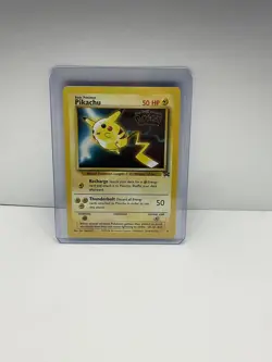 Pikachu #4 Black Star Promo 1999 WB The First Pokemon Movie - Pokemon Card TCG - Image 1