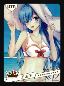 Rem Re:zero Life In Hot Holo UTR 6 Swimsuit Goddess Waifu Card Girl Doujin Anime - Image 2
