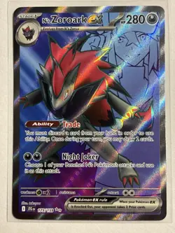 N's Zoroark ex 175/159 - Journey Together Ultra Rare Holo Pokemon Card NM - Image 1